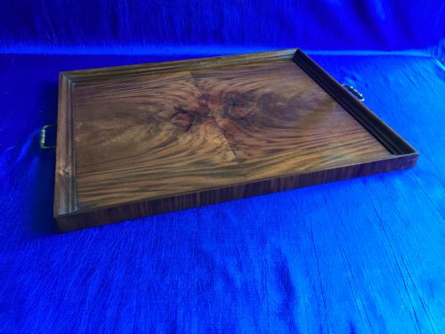 EDWARDIAN WALNUT SERVING TRAY - ADDITIONAL PHOTO 5