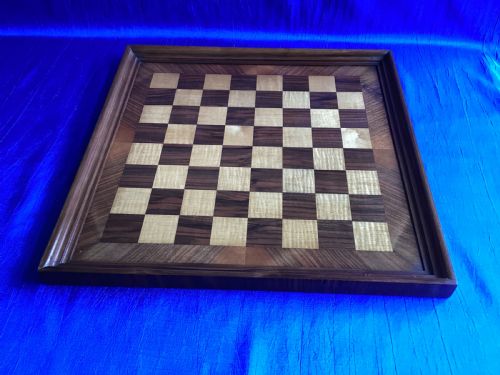 edwardian chess draughts board - CATEGORY: ANTIQUE MISCELLANEOUS - DATED EDWARDIAN