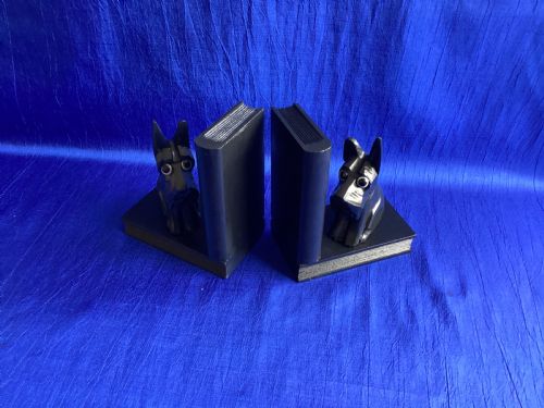 ANTIQUE ART DECO SCOTTIE WESTIE BOOK ENDS - ADDITIONAL PHOTO 1