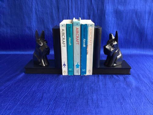 ANTIQUE ART DECO SCOTTIE WESTIE BOOK ENDS - ADDITIONAL PHOTO 4