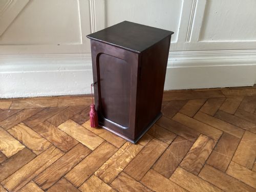 ANTIQUE MAHOGANY TABLE TOP CABINET - ADDITIONAL PHOTO 1