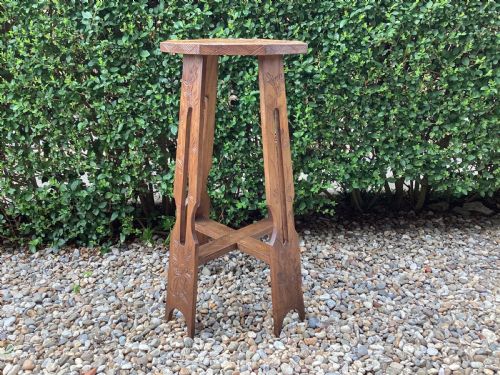 Liberty & Co Japanese Carved Arts and Crafts Plant Stand