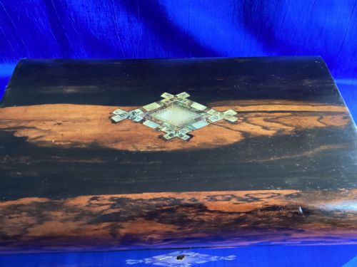 VICTORIAN COROMANDEL DOMED WRITING SLOPE - ADDITIONAL PHOTO 1