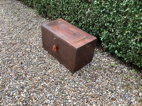 ANTIQUE VICTORIAN MAHOGANY BIBLE BOX - ADDITIONAL PHOTO 3