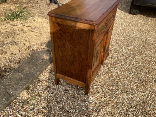 ANTIQUE FRENCH OAK CUPBOARD - ADDITIONAL PHOTO 6