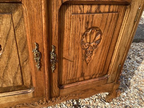 ANTIQUE FRENCH OAK CUPBOARD - ADDITIONAL PHOTO 10