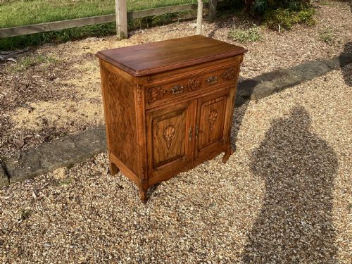 ANTIQUE FRENCH OAK CUPBOARD - ADDITIONAL PHOTO 11