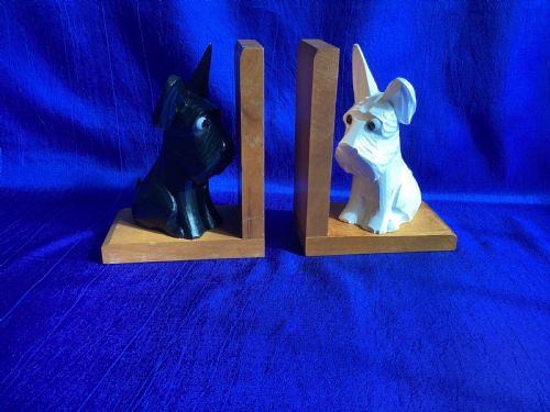 ANTIQUE WESTIE SCOTTIE BOOKENDS - ADDITIONAL PHOTO 8
