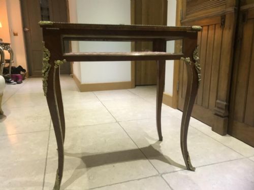 ANTIQUE FRENCH WALNUT BIJOUTERIE CABINET - ADDITIONAL PHOTO 3
