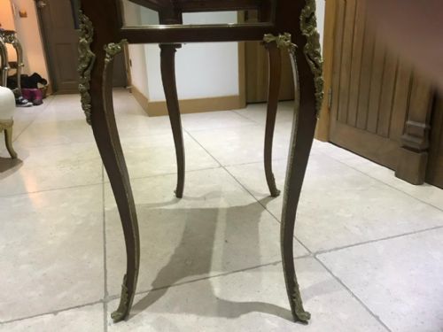 ANTIQUE FRENCH WALNUT BIJOUTERIE CABINET - ADDITIONAL PHOTO 6