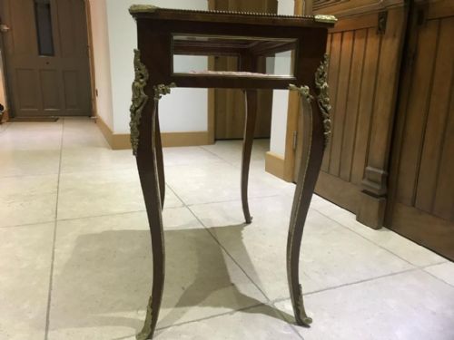 ANTIQUE FRENCH WALNUT BIJOUTERIE CABINET - ADDITIONAL PHOTO 7