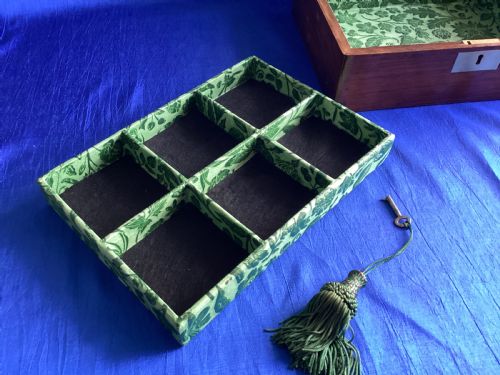 VICTORIAN ROSEWOOD JEWELLERYWATCH BOX - ADDITIONAL PHOTO 5