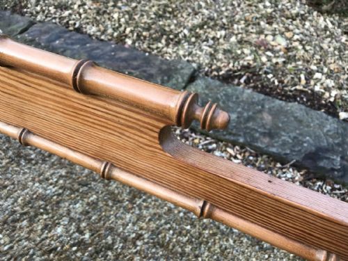 ANTIQUE FRENCH FAUX BAMBOO MIRROR - ADDITIONAL PHOTO 6
