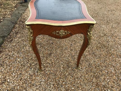 ANTIQUE FRENCH BUREAU PLAT - ADDITIONAL PHOTO 5