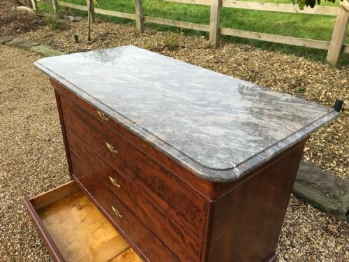 ANTIQUE FRENCH COMMODE CHEST OF DRAWERS - ADDITIONAL PHOTO 5
