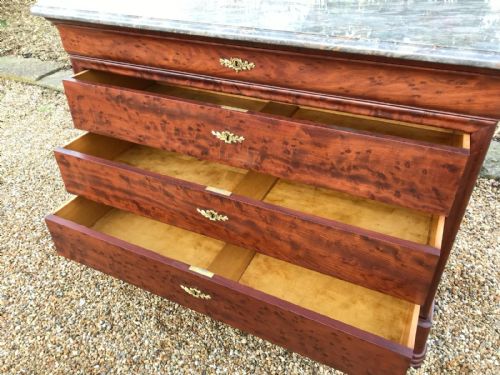ANTIQUE FRENCH COMMODE CHEST OF DRAWERS - ADDITIONAL PHOTO 6