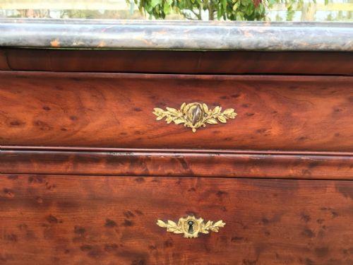 ANTIQUE FRENCH COMMODE CHEST OF DRAWERS - ADDITIONAL PHOTO 15