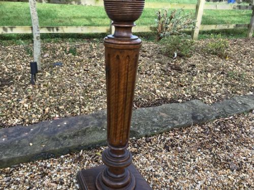ANTIQUE FRENCH WALNUT TORCHERE PEDESTAL - ADDITIONAL PHOTO 5