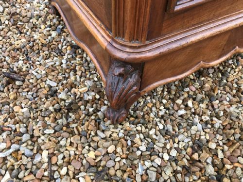 ANTIQUE FRENCH BEDSIDE CABINET - ADDITIONAL PHOTO 4