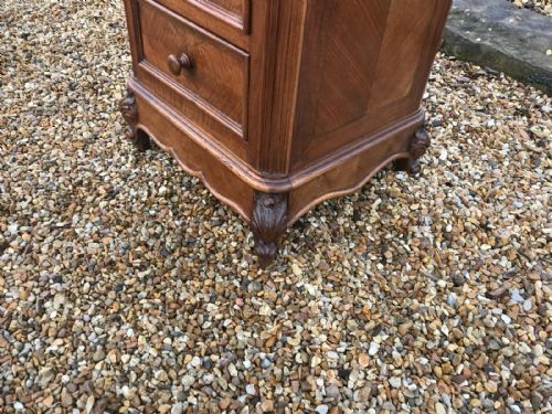 ANTIQUE FRENCH BEDSIDE CABINET - ADDITIONAL PHOTO 6