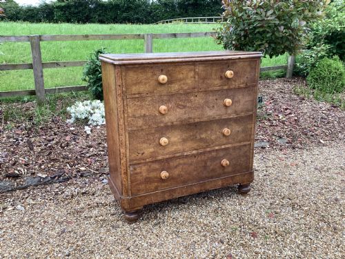 VICTORIAN PINE CHEST OF DRAWERS - ADDITIONAL PHOTO 1