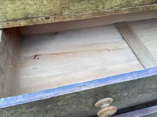 VICTORIAN PINE CHEST OF DRAWERS - ADDITIONAL PHOTO 8