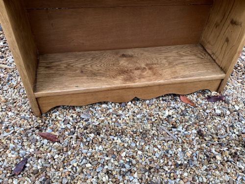 EDWARDIAN OAK BOOKCASE - ADDITIONAL PHOTO 5