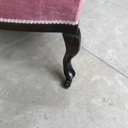 VICTORIAN PARLOUR BOUDOIR CHAIR - ADDITIONAL PHOTO 4