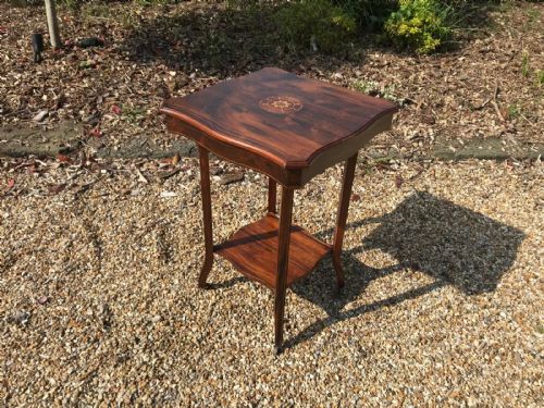 VICTORIAN ROSEWOOD SIDE TABLE - ADDITIONAL PHOTO 5