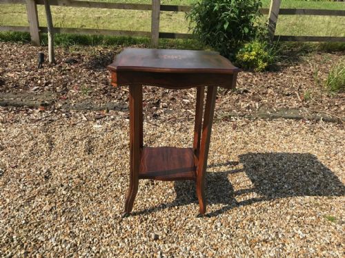 VICTORIAN ROSEWOOD SIDE TABLE - ADDITIONAL PHOTO 6
