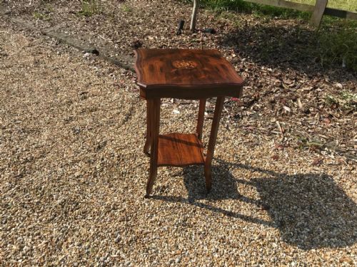 VICTORIAN ROSEWOOD SIDE TABLE - ADDITIONAL PHOTO 7