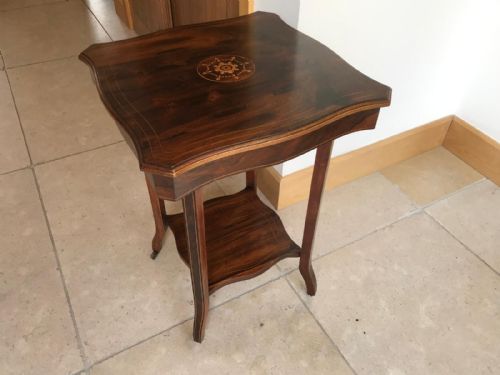 VICTORIAN ROSEWOOD SIDE TABLE - ADDITIONAL PHOTO 10