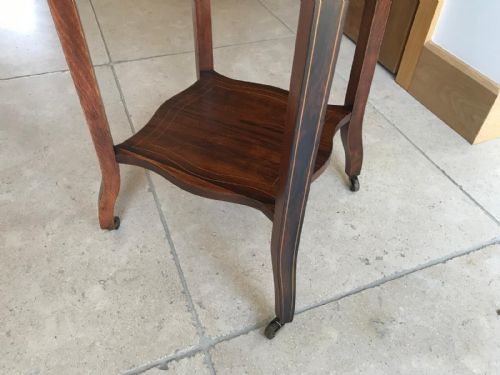 VICTORIAN ROSEWOOD SIDE TABLE - ADDITIONAL PHOTO 11
