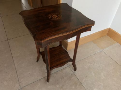 VICTORIAN ROSEWOOD SIDE TABLE - ADDITIONAL PHOTO 12