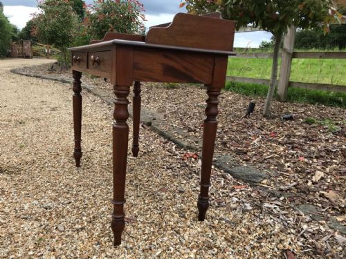 VICTORIAN MAHOGANY WASHSTANDWRITING DESK - ADDITIONAL PHOTO 1
