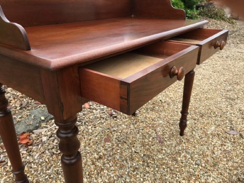 VICTORIAN MAHOGANY WASHSTANDWRITING DESK - ADDITIONAL PHOTO 2