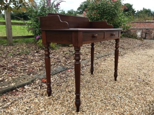 VICTORIAN MAHOGANY WASHSTANDWRITING DESK - ADDITIONAL PHOTO 4