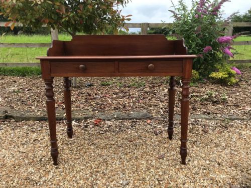 VICTORIAN MAHOGANY WASHSTANDWRITING DESK - ADDITIONAL PHOTO 7