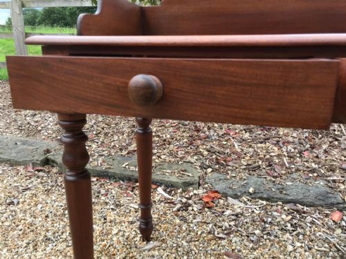 VICTORIAN MAHOGANY WASHSTANDWRITING DESK - ADDITIONAL PHOTO 8