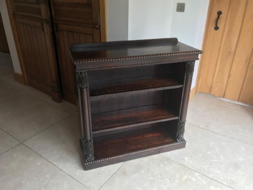 GEORGIAN ROSEWOOD OPEN BOOKCASE - ADDITIONAL PHOTO 1