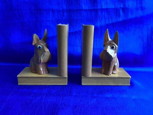 ANTIQUE SET OF WESTIE SCOTTIE BOOKENDS - ADDITIONAL PHOTO 1