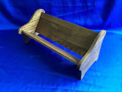EDWARDIAN OAK EXTENDING BOOK SLIDE - ADDITIONAL PHOTO 5