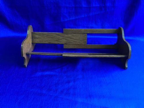 ANTIQUE OAK EXTENDING BOOK SLIDE - ADDITIONAL PHOTO 4