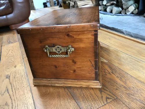 VICTORIAN PINE STORAGE BOX - ADDITIONAL PHOTO 7