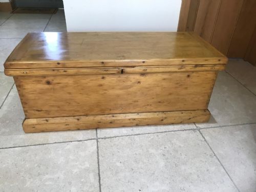 VICTORIAN PINE TOOL CHEST BOX - ADDITIONAL PHOTO 9
