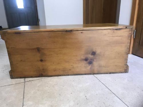 VICTORIAN PINE TOOL CHEST BOX - ADDITIONAL PHOTO 10