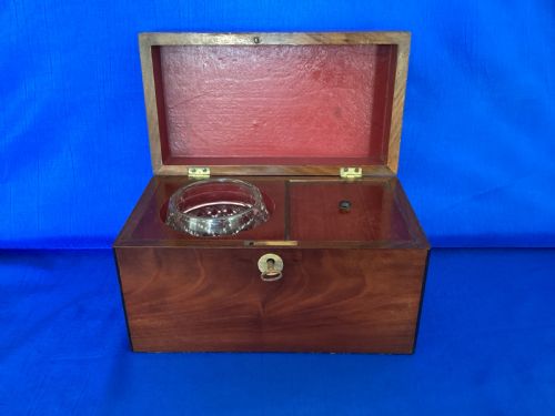 GEORGIAN MAHOGANY TEA CADDY - ADDITIONAL PHOTO 7