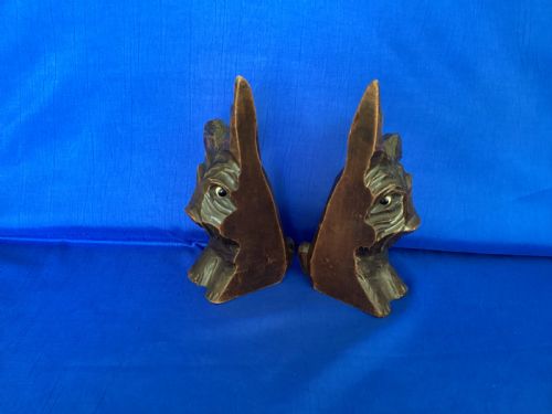 ANTIQUE PAIR OF WESTIESCOTTIE BOOKENDS - ADDITIONAL PHOTO 2