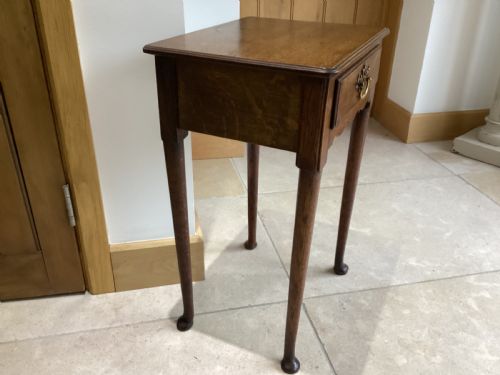 GEORGIAN COUNTRY OAK SIDE TABLE - ADDITIONAL PHOTO 2