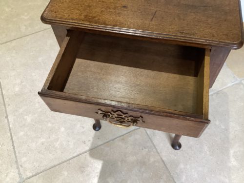 GEORGIAN COUNTRY OAK SIDE TABLE - ADDITIONAL PHOTO 3